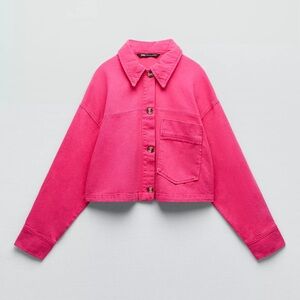 Brand New Zara Stylish Pink Women's Jacket